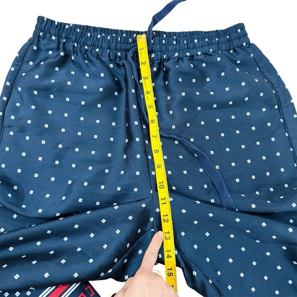 J. Crew Navy and Red Patterned Trousers - Picture 3 of 6